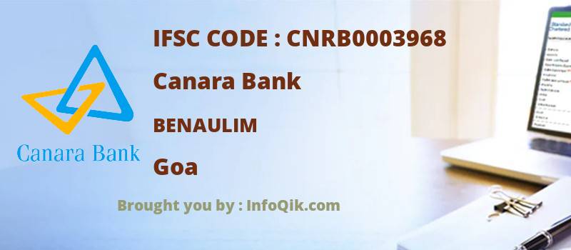 Canara Bank Benaulim, Goa - IFSC Code