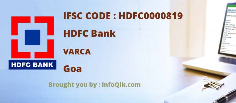 HDFC Bank Varca, Goa - IFSC Code