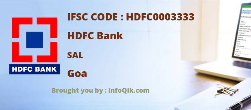 HDFC Bank Sal, Goa - IFSC Code