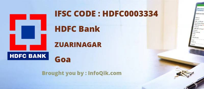 HDFC Bank Zuarinagar, Goa - IFSC Code