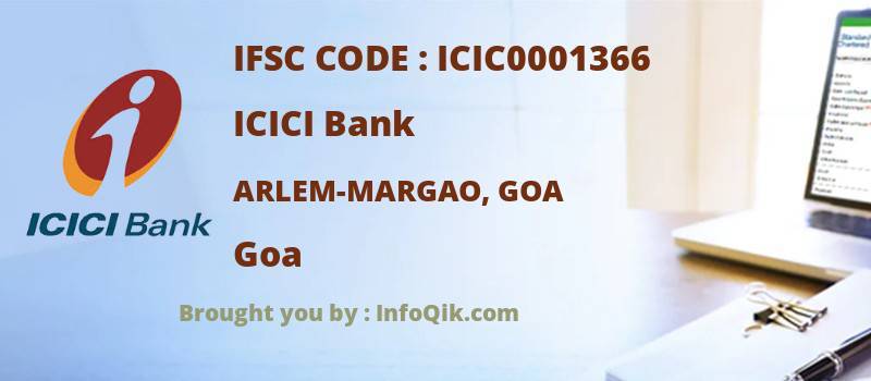 ICICI Bank Arlem-margao, Goa, Goa - IFSC Code