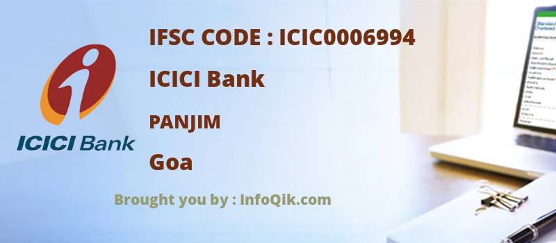 ICICI Bank Panjim, Goa - IFSC Code