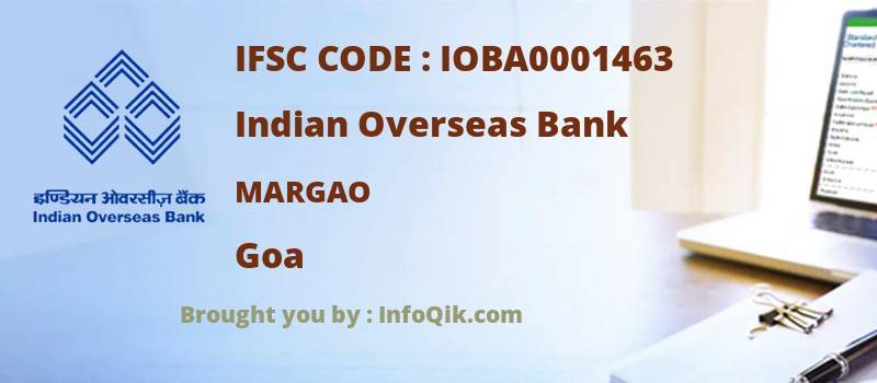 Indian Overseas Bank Margao, Goa - IFSC Code