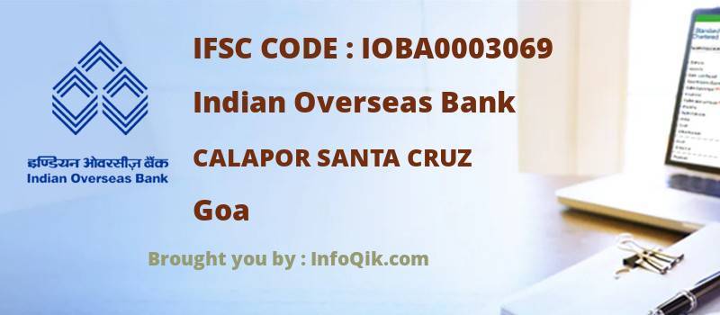 Indian Overseas Bank Calapor Santa Cruz, Goa - IFSC Code