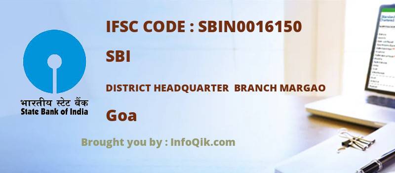 SBI District Headquarter  Branch Margao, Goa - IFSC Code