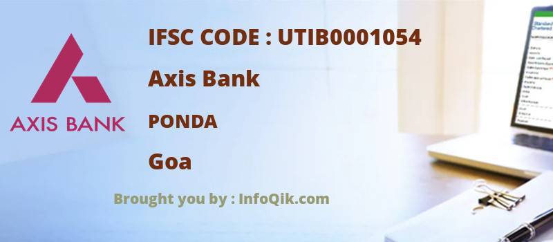 Axis Bank Ponda, Goa - IFSC Code