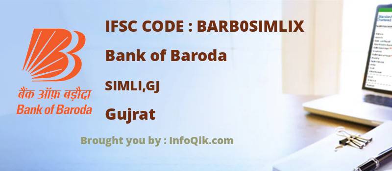 Bank of Baroda Simli,gj, Gujrat - IFSC Code