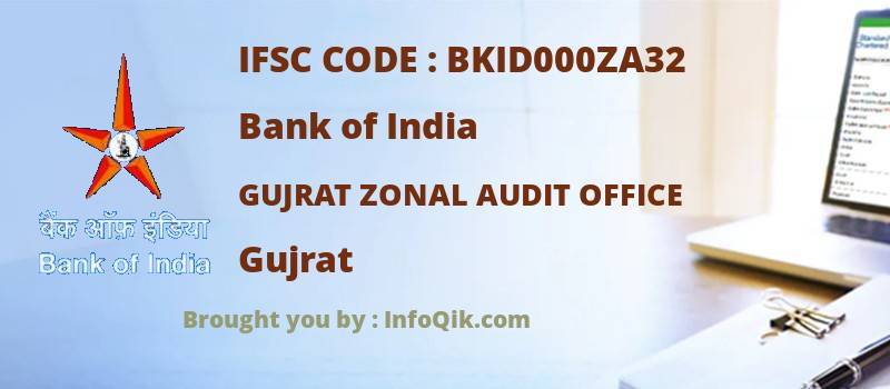 Bank of India Gujrat Zonal Audit Office, Gujrat - IFSC Code