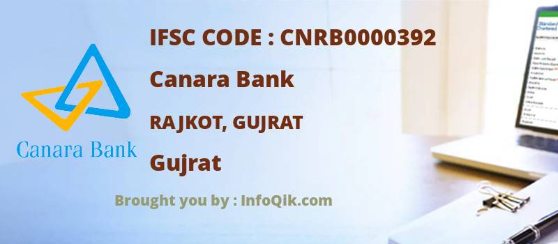 Canara Bank Rajkot, Gujrat, Gujrat - IFSC Code