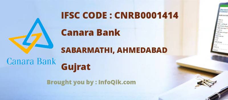 Canara Bank Sabarmathi, Ahmedabad, Gujrat - IFSC Code