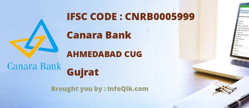 Canara Bank Ahmedabad Cug, Gujrat - IFSC Code