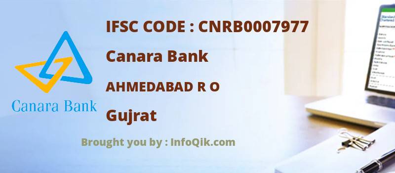 Canara Bank Ahmedabad R O, Gujrat - IFSC Code