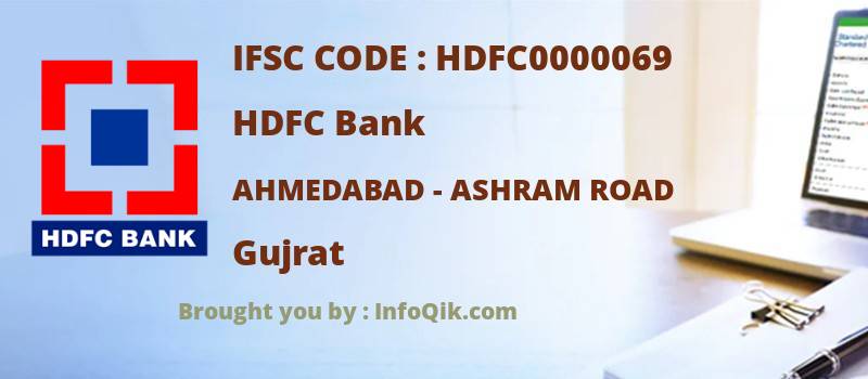 HDFC Bank Ahmedabad - Ashram Road, Gujrat - IFSC Code