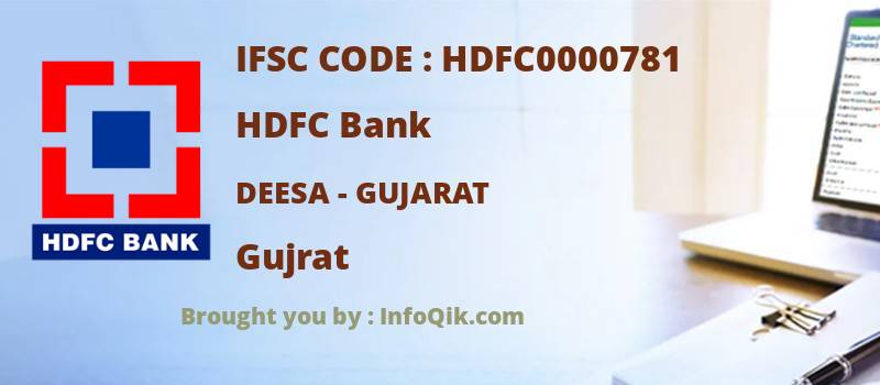 HDFC Bank Deesa - Gujarat, Gujrat - IFSC Code