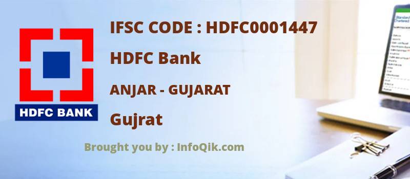 HDFC Bank Anjar - Gujarat, Gujrat - IFSC Code