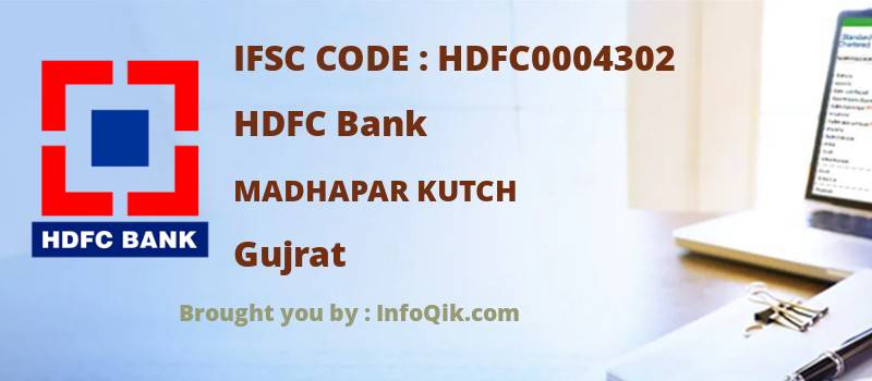 HDFC Bank Madhapar Kutch, Gujrat - IFSC Code