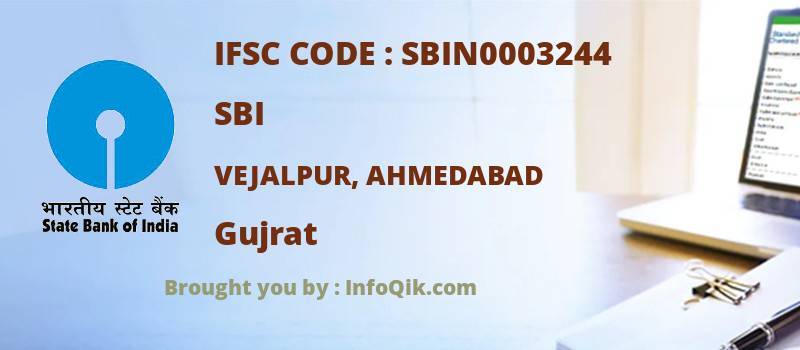 SBI Vejalpur, Ahmedabad, Gujrat - IFSC Code