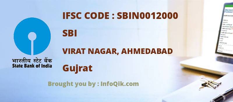 SBI Virat Nagar, Ahmedabad, Gujrat - IFSC Code