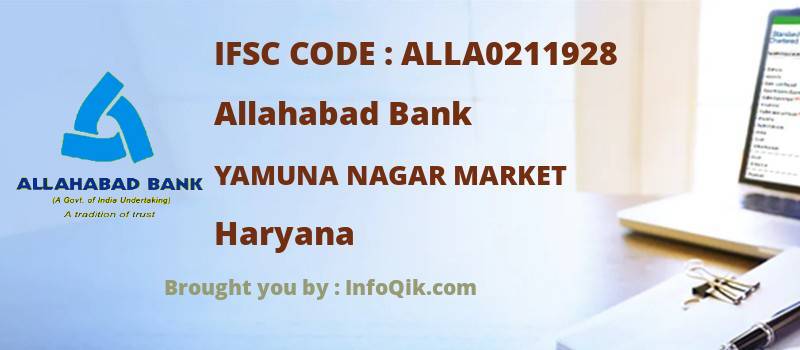 Allahabad Bank Yamuna Nagar Market, Haryana - IFSC Code