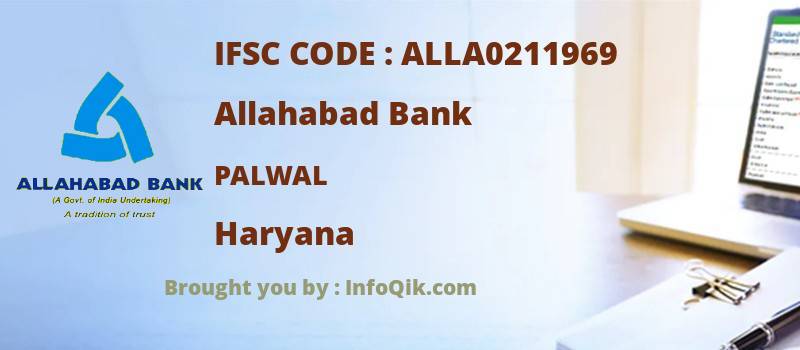 Allahabad Bank Palwal, Haryana - IFSC Code