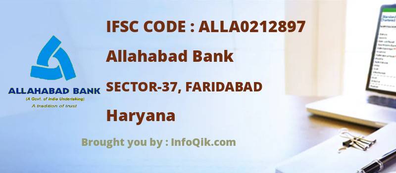 Allahabad Bank Sector-37, Faridabad, Haryana - IFSC Code