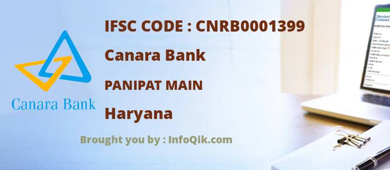 Canara Bank Panipat Main, Haryana - IFSC Code