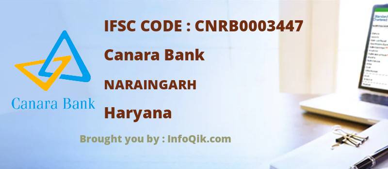 Canara Bank Naraingarh, Haryana - IFSC Code