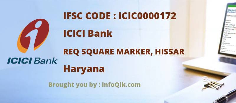 ICICI Bank Req Square Marker, Hissar, Haryana - IFSC Code