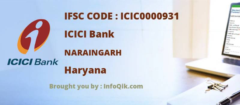 ICICI Bank Naraingarh, Haryana - IFSC Code