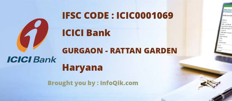 ICICI Bank Gurgaon - Rattan Garden, Haryana - IFSC Code