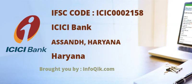 ICICI Bank Assandh, Haryana, Haryana - IFSC Code