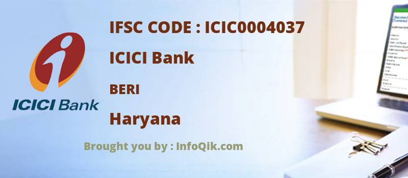 ICICI Bank Beri, Haryana - IFSC Code