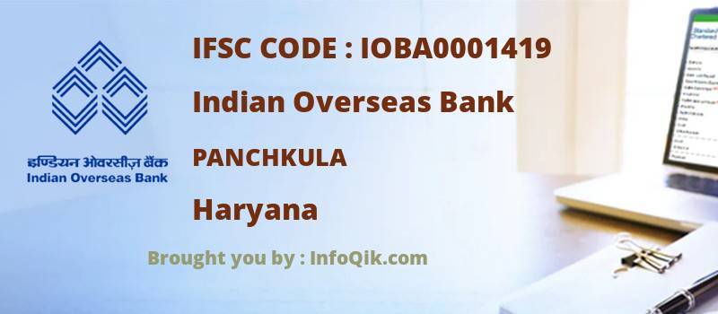 Indian Overseas Bank Panchkula, Haryana - IFSC Code