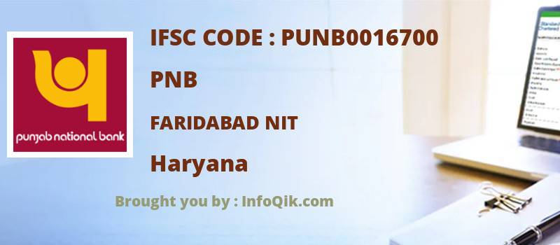 PNB Faridabad Nit, Haryana - IFSC Code