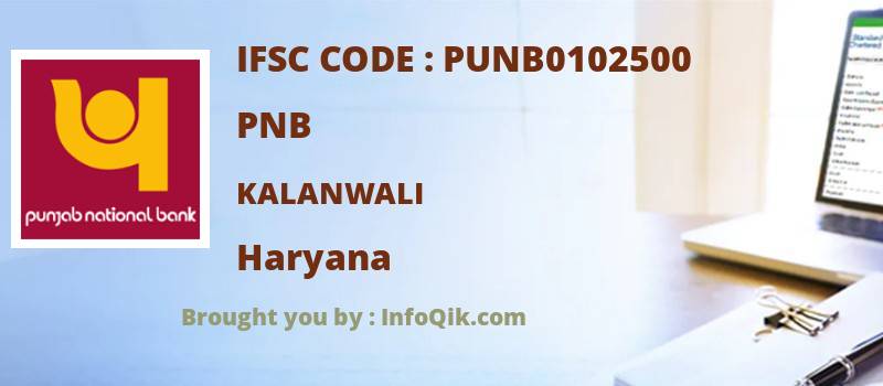 PNB Kalanwali, Haryana - IFSC Code