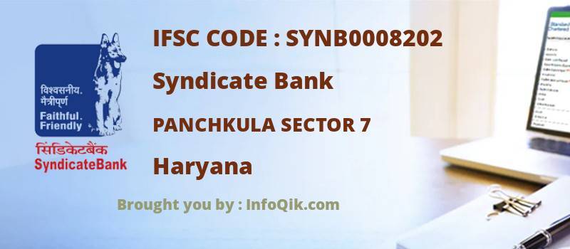 Syndicate Bank Panchkula Sector 7, Haryana - IFSC Code