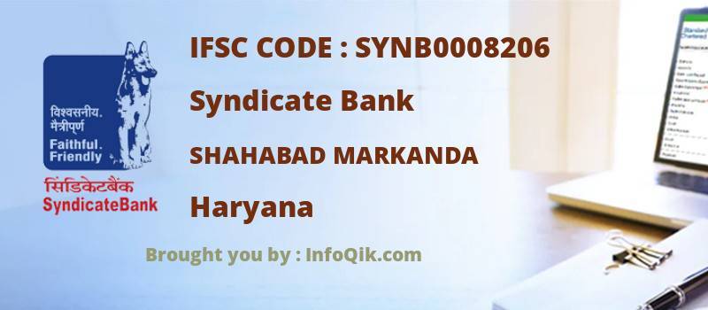 Syndicate Bank Shahabad Markanda, Haryana - IFSC Code