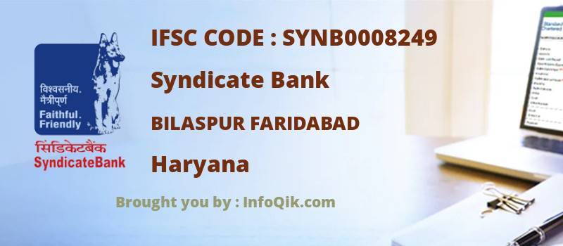 Syndicate Bank Bilaspur Faridabad, Haryana - IFSC Code