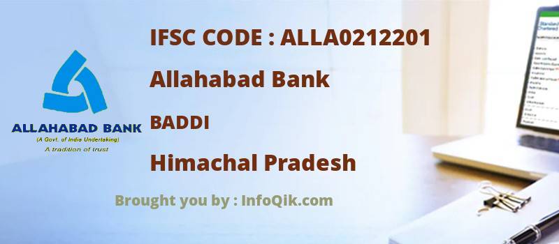 Allahabad Bank Baddi, Himachal Pradesh - IFSC Code