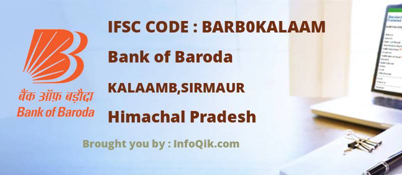 Bank of Baroda Kalaamb,sirmaur, Himachal Pradesh - IFSC Code