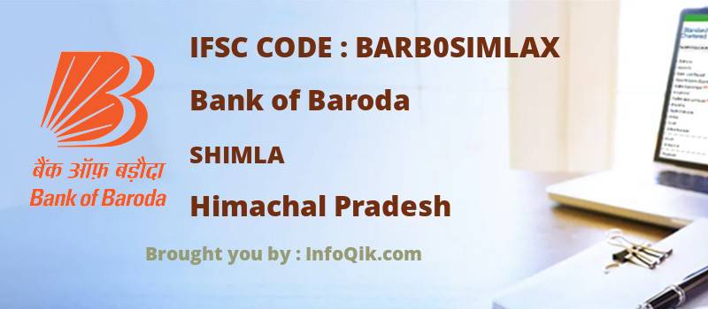 Bank of Baroda Shimla, Himachal Pradesh - IFSC Code