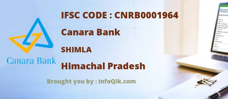 Canara Bank Shimla, Himachal Pradesh - IFSC Code