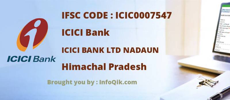 ICICI Bank Icici Bank Ltd Nadaun, Himachal Pradesh - IFSC Code