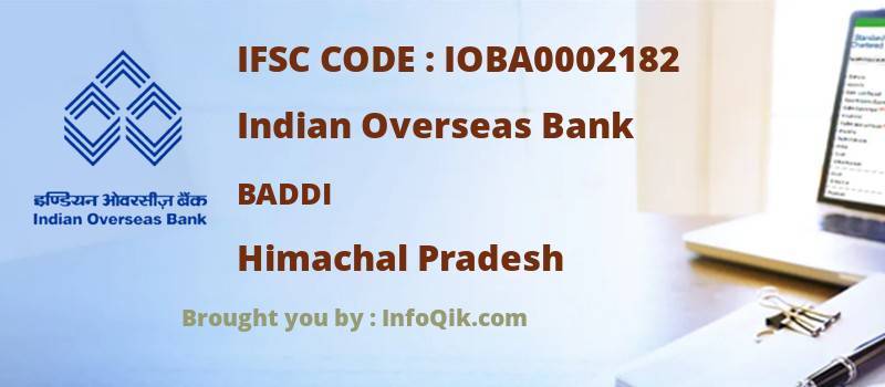 Indian Overseas Bank Baddi, Himachal Pradesh - IFSC Code