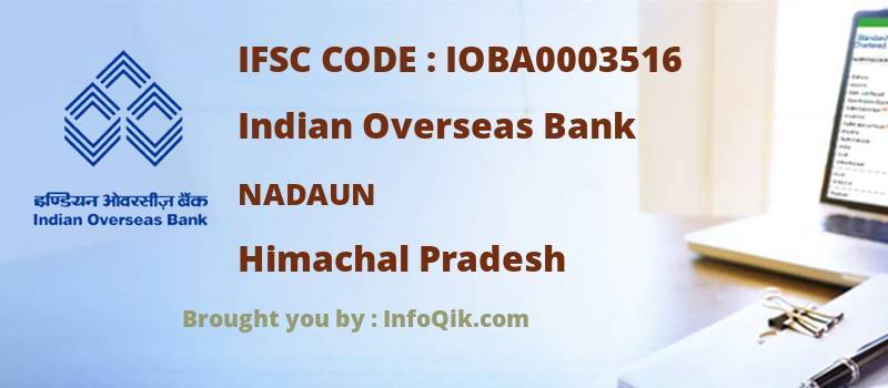 Indian Overseas Bank Nadaun, Himachal Pradesh - IFSC Code