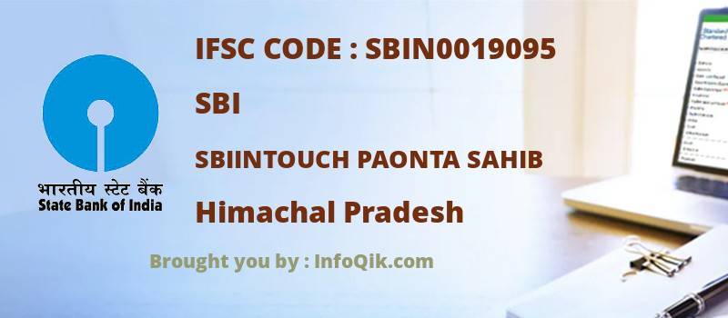 SBI Sbiintouch Paonta Sahib, Himachal Pradesh - IFSC Code