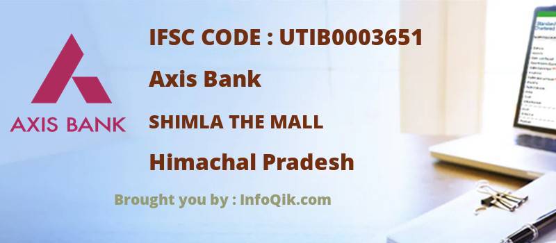 Axis Bank Shimla The Mall, Himachal Pradesh - IFSC Code