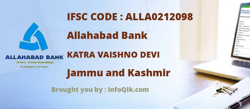 Allahabad Bank Katra Vaishno Devi, Jammu and Kashmir - IFSC Code