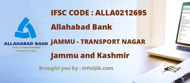 Allahabad Bank Jammu - Transport Nagar, Jammu and Kashmir - IFSC Code