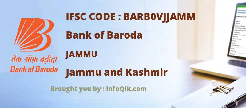 Bank of Baroda Jammu, Jammu and Kashmir - IFSC Code